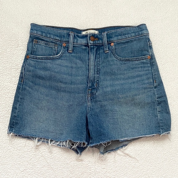 Madewell High Rise Denim Shorts - Picture 2 of 14